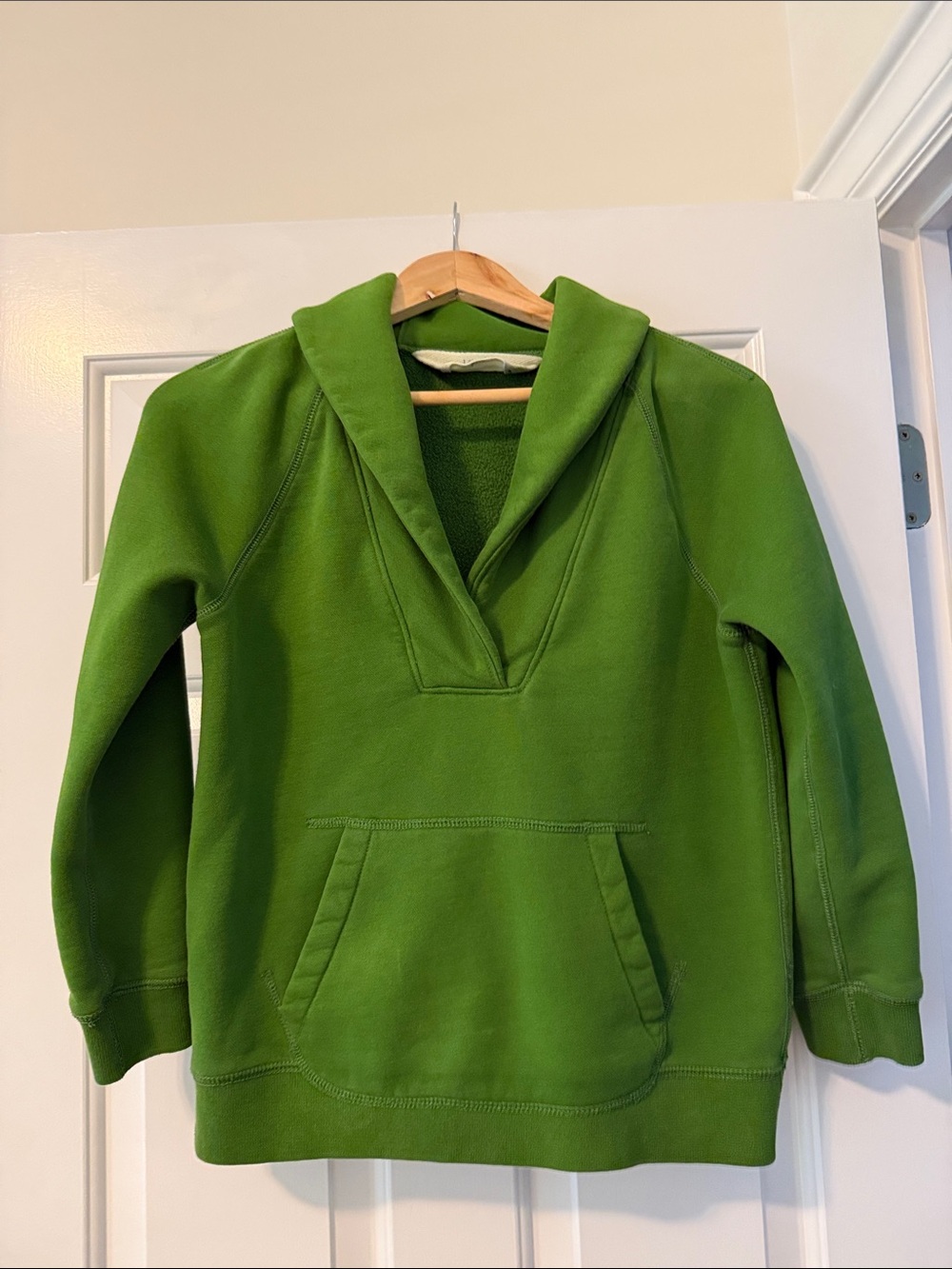 J. Crew ladies Green Cowl Neck Pullover Sweater